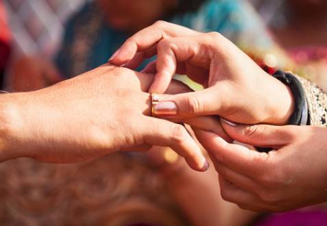 Engagement Ring Wearing
